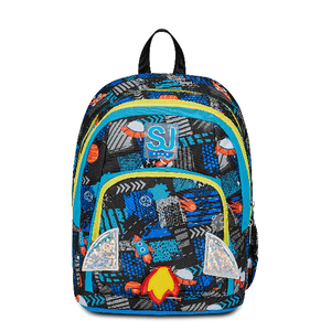 Seven SJ Gang Zaino Scuola Advanced Blu Go to Space