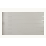Link LKCOP6U Copertura 19'' per Armadi Rack 6u Grigio con Parti 1U Staccabili Installazione con Clip
