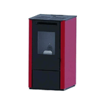 Punto Fuoco 9801740 Stufa a Pellet Vania 9.5Kw Rosso