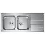 CM 015727SCSSP Serie Levante 3'' Lavello Acciaio inox satinato da Incasso Goggiolatoio a Destra 2