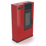 Punto Fuoco Stufa a Pellet Susy Slim 7,5KW Rosso