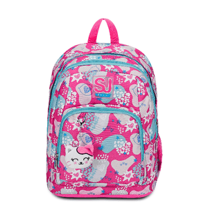 Seven SJ Gang Zaino Scuola Advanced Rosa PinkFur