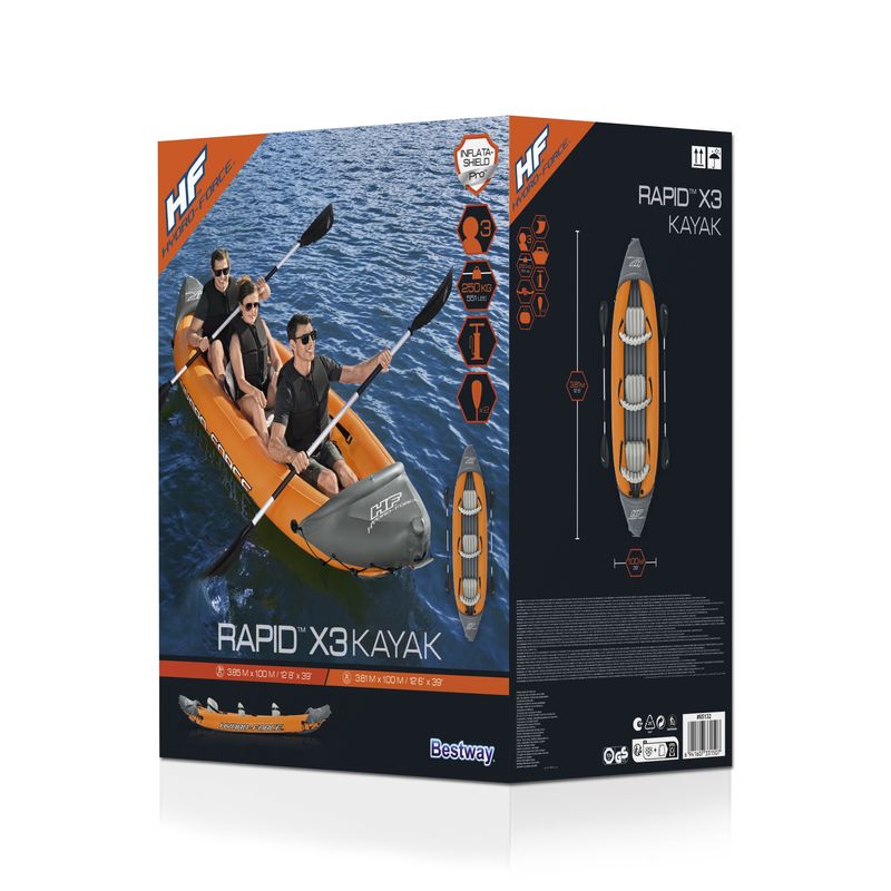 Bestway-Set-Kayak-Gonfiabile-Hydro-Force-Rapid-x3