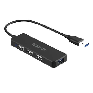 Approssimativo Hubx USB 3.0 con 3 porte USB 2.0 e 1 porta USB 3.0 - Velocità fine a 5 Gbps - Cavo da 15 cm