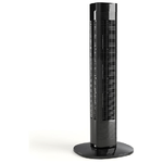 Princess 358230 Ventilatore a Torre 3 Velocita' 50 W Timer 8 ore Wi-Fi Controllo con App Nero