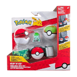 Rei Toys Set Personaggio Pokemon Clip n'Go Pokeball con Cintura