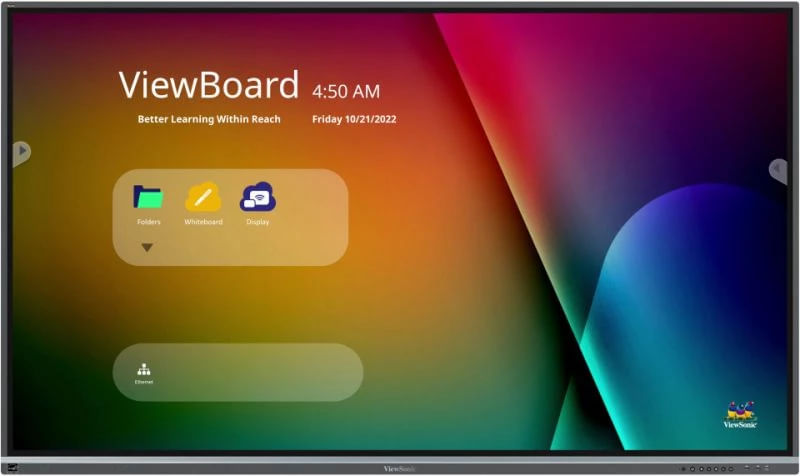 Viewsonic IFP7550-5F lavagna interattiva 190,5 cm (75") 3840 x 2160 Pixel Touch screen Nero HDMI