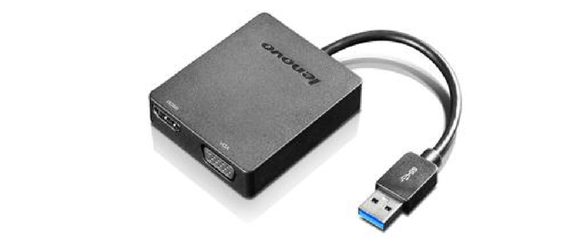 Lenovo-Universal-USB-3.0-to-VGA-HDMI-adattatore-grafico-USB-Nero