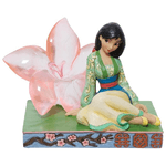 Disney Traditions Mulan Seduta con Fiore di Ciliegio