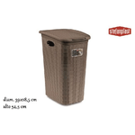 Stefanplast Porta Biancheria Elegance 36Lt Tortora