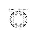 EBC H316 Ganasce Honda Cb500 K1