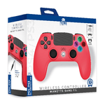 Freaks and Geeks Controller Wireless Red V2 per PlayStation 4