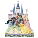 Disney Traditions Principesse Disney con Castello