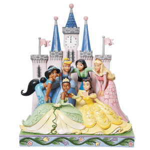 Disney Traditions Principesse Disney con Castello