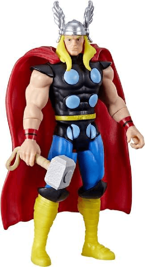 Hasbro-Marvel-Legends-Retro-The-Mighty-Thor---Figura-da-collezione---Altezza-95-cm-circa.---Realizzato-in-PVC