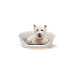 Ferplast Cuccia in Plastica per Cani e Gatti Siesta Deluxe 4 Antiscivolo Bianco 61.5x45x21.5cm