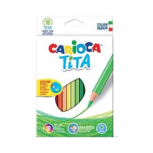 Carioca Confezione 18 Matita Tita Assortite