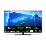 Philips Ambilight OLED818 Tv 48 pollici Smart 4K OLED TV UHD e HDR10 120Hz Dolby Atmos Altoparlanti 40W Compatibile con Assistente Google e Alexa