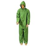 Impermeabili Giacca-Pantalone PVC Telati Verde Taglia xxl