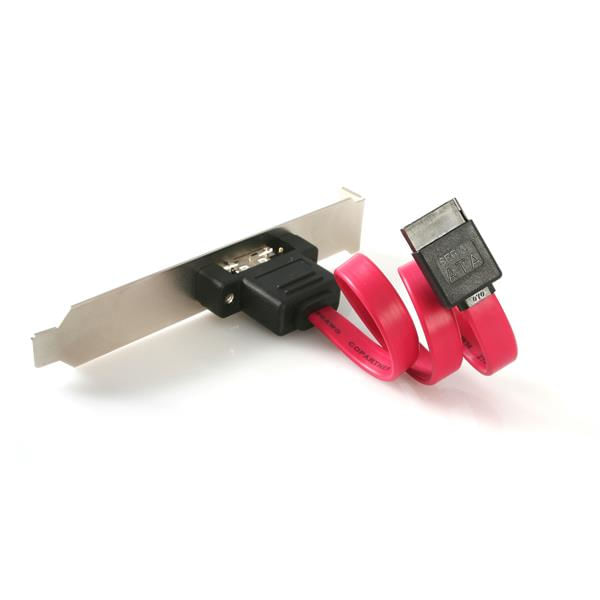 StarTech.com-eSATA-Cable-with-External-Slot-Plate-cavo-SATA-03-m-Nero