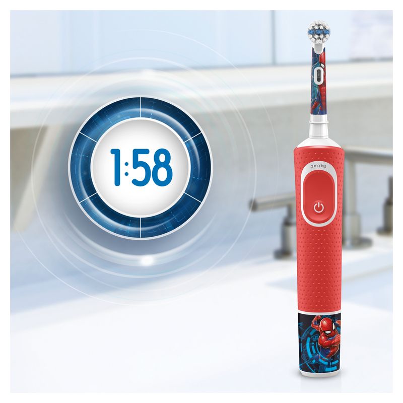 Oral-B-Kids-By-Braun-Spazzolino-Elettrico-Spider-Man