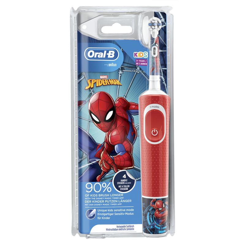 Oral-B-Kids-By-Braun-Spazzolino-Elettrico-Spider-Man