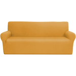 COPRIDIVANO ELASTICIZZATO 2 POSTI LINEA JOLIE ESTENSIBILE DA 120 A 170 CM COLORE GIALLO