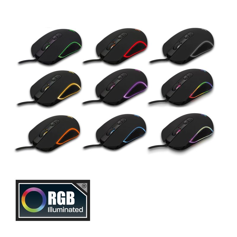 Ewent-Play-PL3301-mouse-Mano-destra-USB-tipo-A-Ottico-4800-DPI