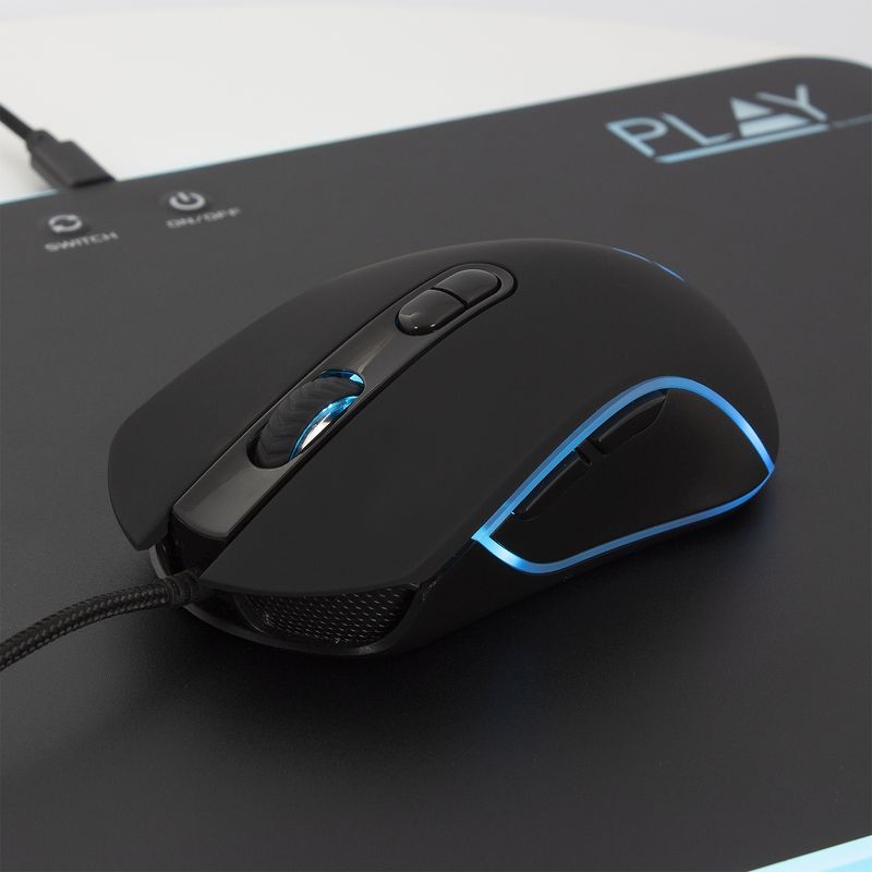 Ewent-Play-PL3301-mouse-Mano-destra-USB-tipo-A-Ottico-4800-DPI