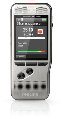 Philips DPM6000 Pocket Memo with SpeechExec Dictate 11