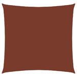 vidaXL Vela Parasole in Tela Oxford Quadrata 2,5x2,5 m Terracotta