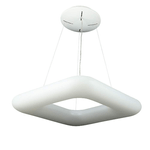 LEDLUX Lampada Led A Sospensione Moderno Quadrata CCT 750X750mm 80W Dimmerabile Telecomando 3 In 1 SKU-3964