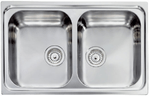 Lavello-ZENITH-210-79x50-2-vasche-ACCIAIO-INOX