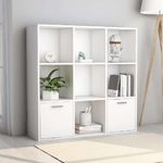 vidaXL Libreria Bianca 98x30x98 cm in Truciolato