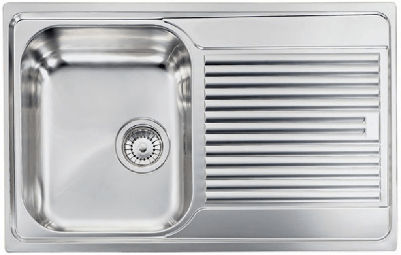 Lavello-ZENITH-79x50-1-vasca-sinistra--gocciolatoio-ACCIAIO-INOX