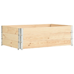 Collari per Pallet 3 pz 50x150 cm in Legno Massello di Pino