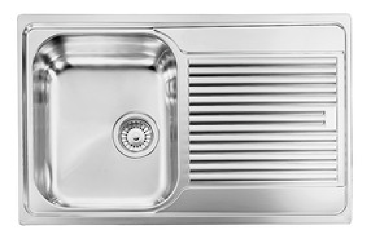 Lavello-ZENITH-210-79x50-1-vasca-destra---gocciolatoio-ACCIAIO-INOX