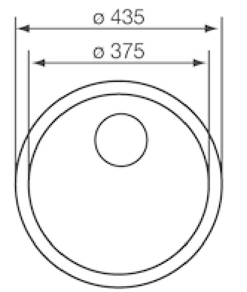 Lavello-CINZIA-rotondo-Ø45-1-vasca-ACCIAIO-INOX