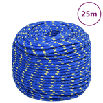 Corda Nautica Blu 10 mm 25 m in Polipropilene