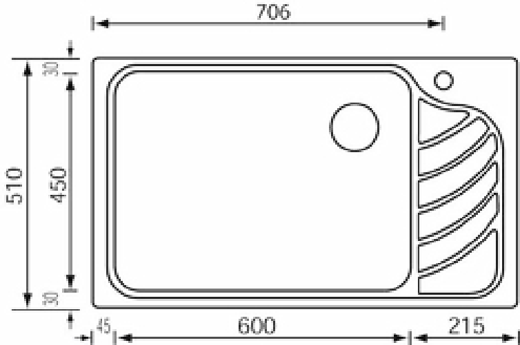 Lavello-EUREKA-86x51-1-vasca-destra--gocciolatoio-ACCIAIO-INOX