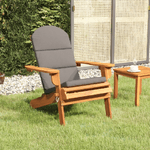 vidaXL Sedia Adirondack da Giardino con Cuscini Legno Massello Acacia