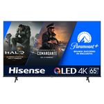 Hisense TV QLED Ultra HD 4K 65” 65E7KQ Smart TV, Wifi, HDR Dolby Vision, Quantum Dot Colour, Retroilluminazione DLED