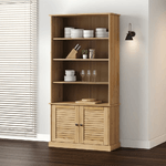 vidaXL Libreria VIGO 85x35x170 cm in Legno Massello di Pino