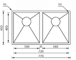 Lavello-FILOQUADRA-77X45X19-2-vasche-ACCIAIO-INOX