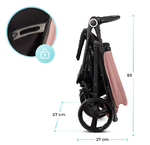 KINDERKRAFT-Passeggino-GRANDE-PLUS-PINK-Omologato-22KG