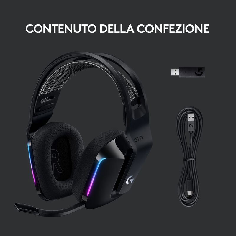 Logitech-G-G733-Auricolare-Wireless-A-Padiglione-Giocare-Nero