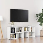 vidaXL Mobile TV Bianco 104x30x52 cm inLegno ingegnerizzato