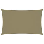 Parasole a Vela Oxford Rettangolare 3x6 m Beige