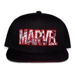 Difuzed Cappellino Marvel Logo Rosso Nero