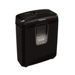 Fellowes-Powershred-6C-distruggi-documenti-Triturazione-incrociata-22-cm-Nero